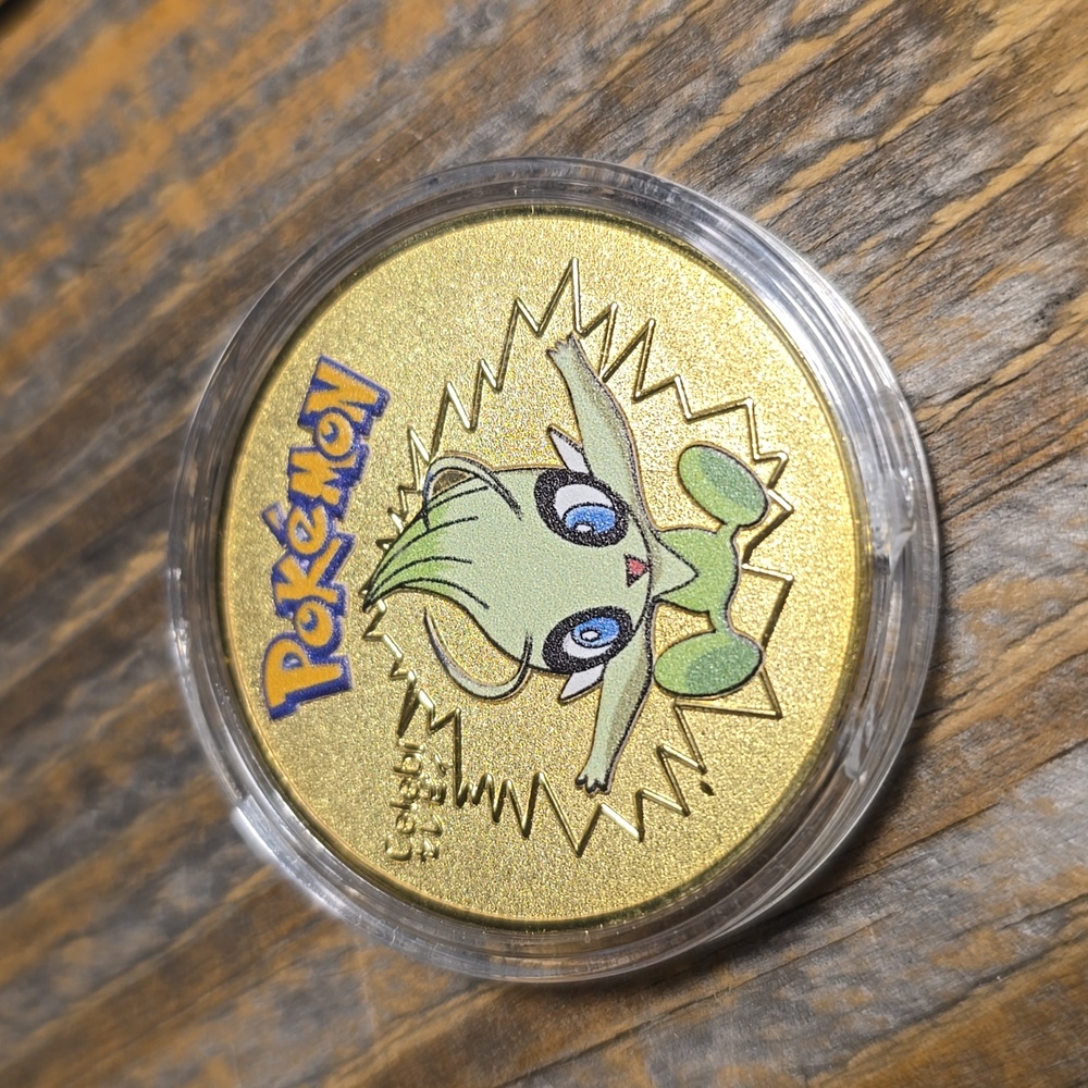 Pokemon Celebi Gold Collectible Coin